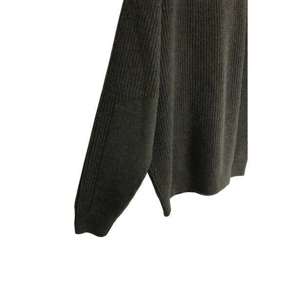 NWT L.L. Bean 100% LambsWool Sweater Size L-Reg Waterfowl Mens Olive Green - Picture 7 of 13
